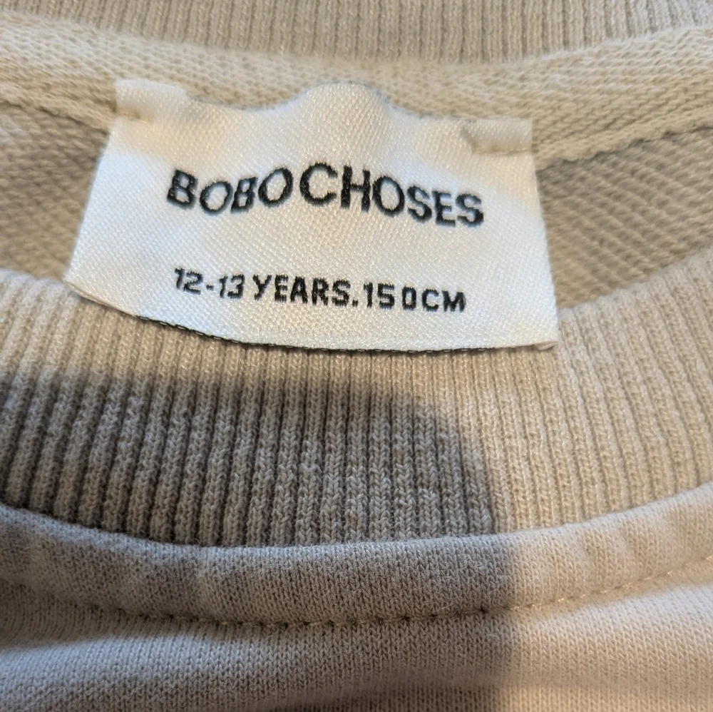 Bobo Choses -  Cream Crewneck Sweatshirt with Drums Logo Collection - Picture 3 of 4